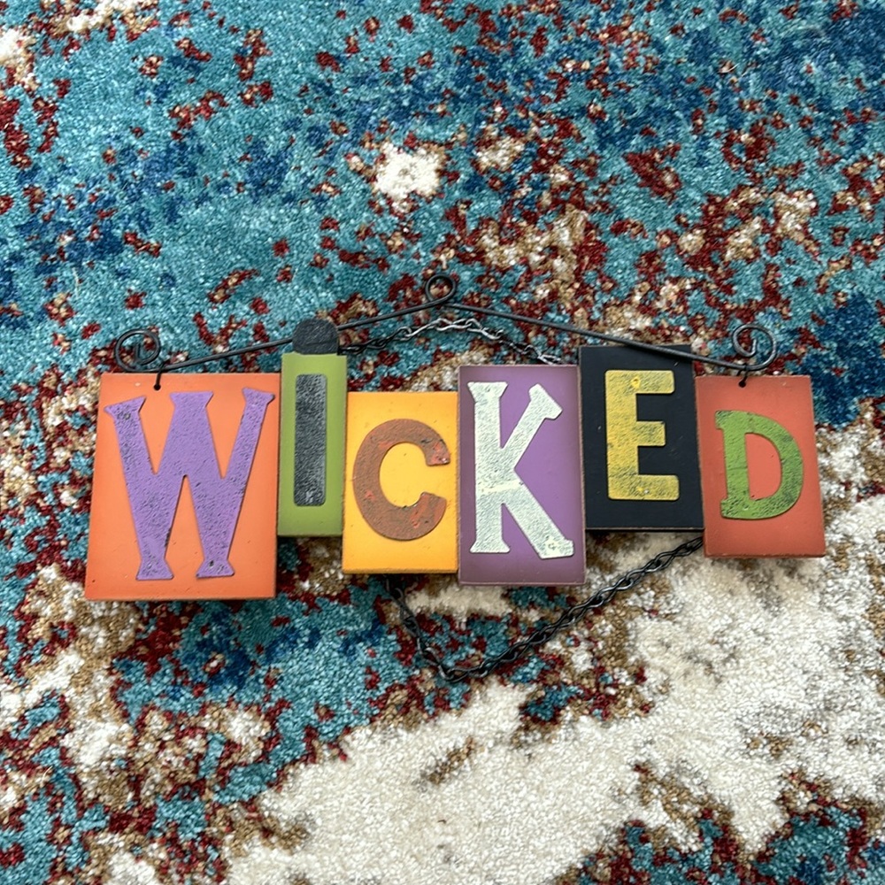 🆕”Wicked” Wooden Sign